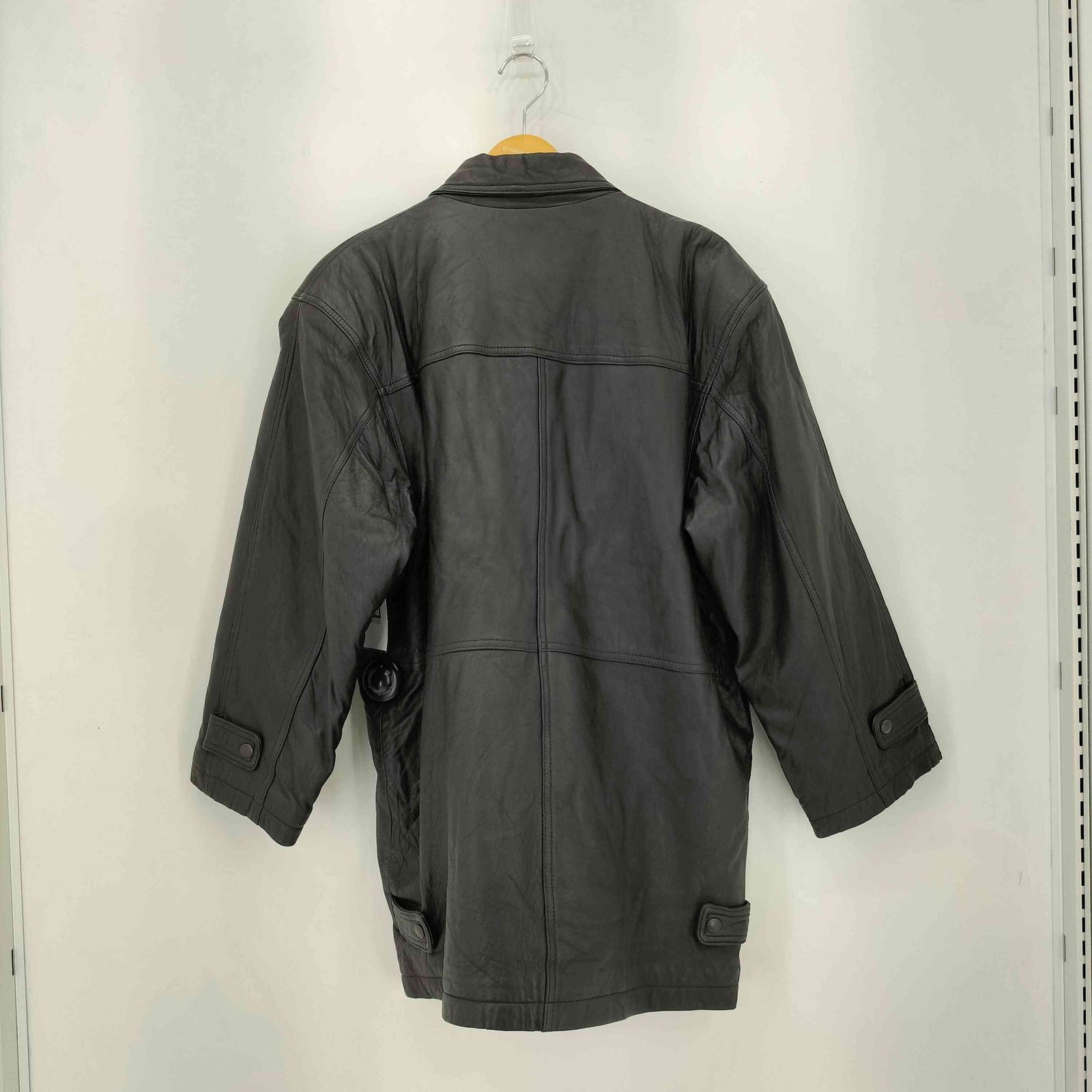 ユーズドフルギ USED古着 ラムレザーハーフコート メンズ L - メルカリ