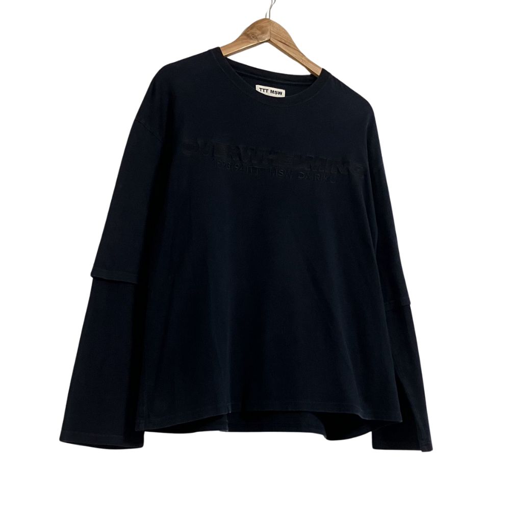 激レア TTT_MSW × DAIRIKU コラボ 刺繍 ロングスリーブ Tシャツ