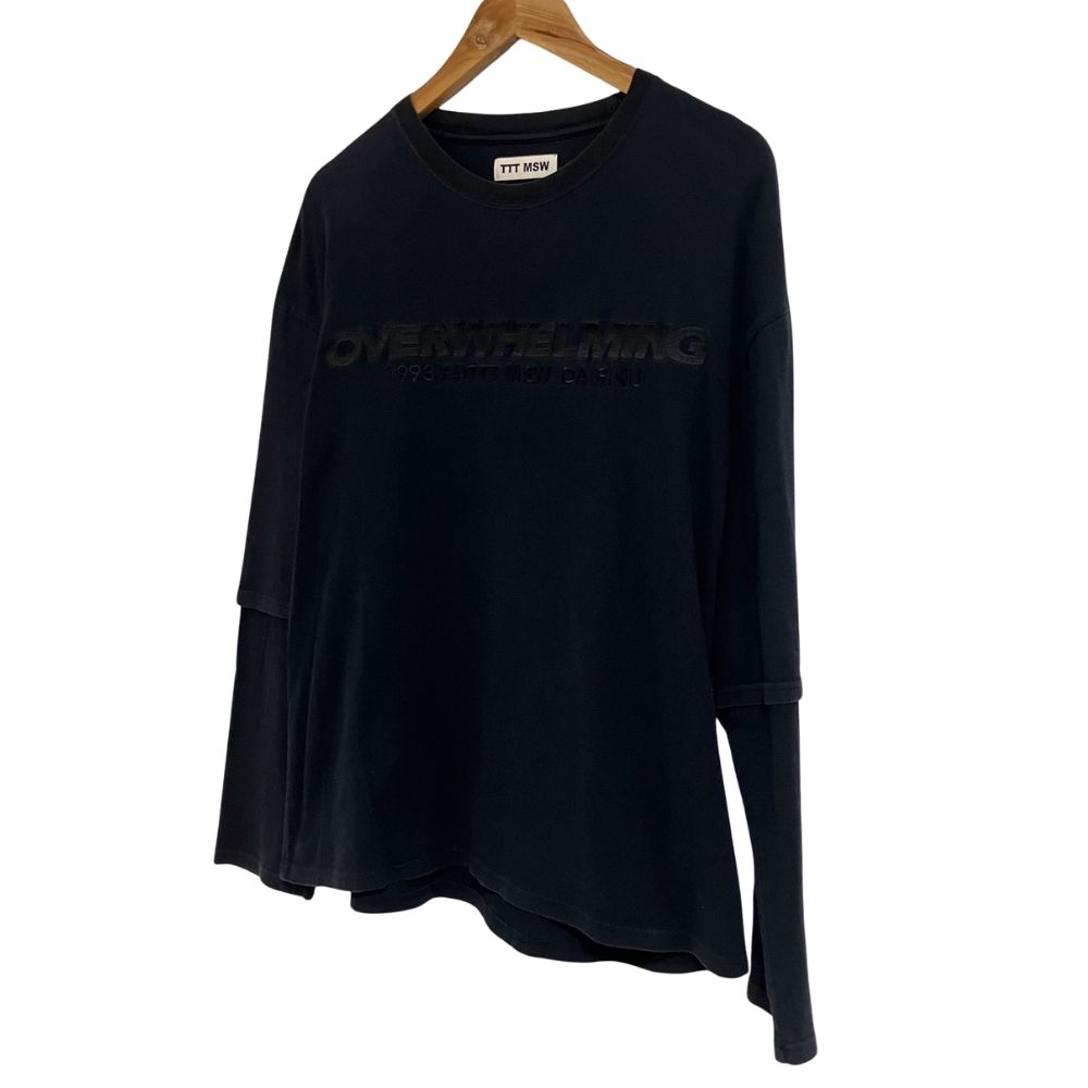 激レア TTT_MSW × DAIRIKU コラボ 刺繍 ロングスリーブ Tシャツ