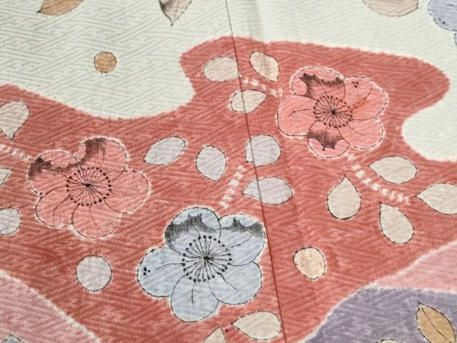 平和屋着物●訪問着　友禅　辻が花　絞り　飾花文　正絹　逸品　未使用　AABA6429ph 平和屋着物○訪問着 辻が花 手描き 絞り 正絹 逸品 未使用 CABB4315yc