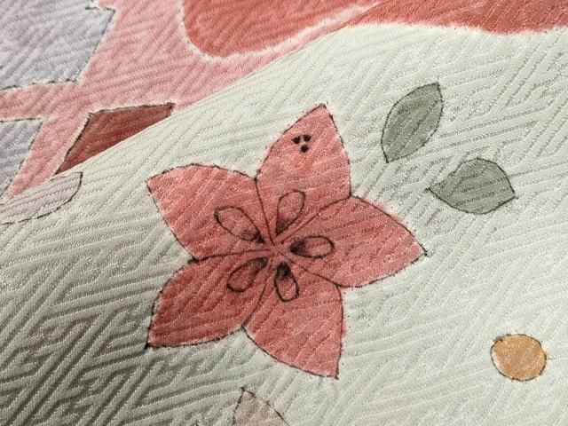 平和屋着物○訪問着 辻が花 手描き 絞り 正絹 逸品 未使用 CABB4315yc