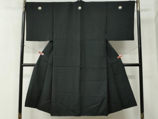 平和屋着物○男性 黒紋付 正絹 逸品 CABB4350yc - メルカリ