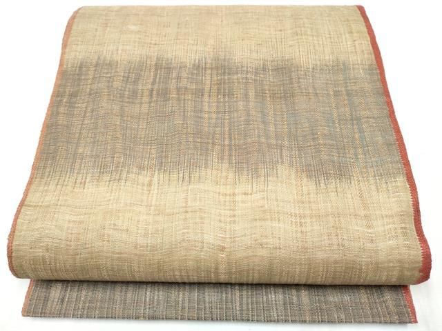 平和屋着物○スリーシーズン 春夏秋 太鼓柄袋帯 抽象文 金銀糸