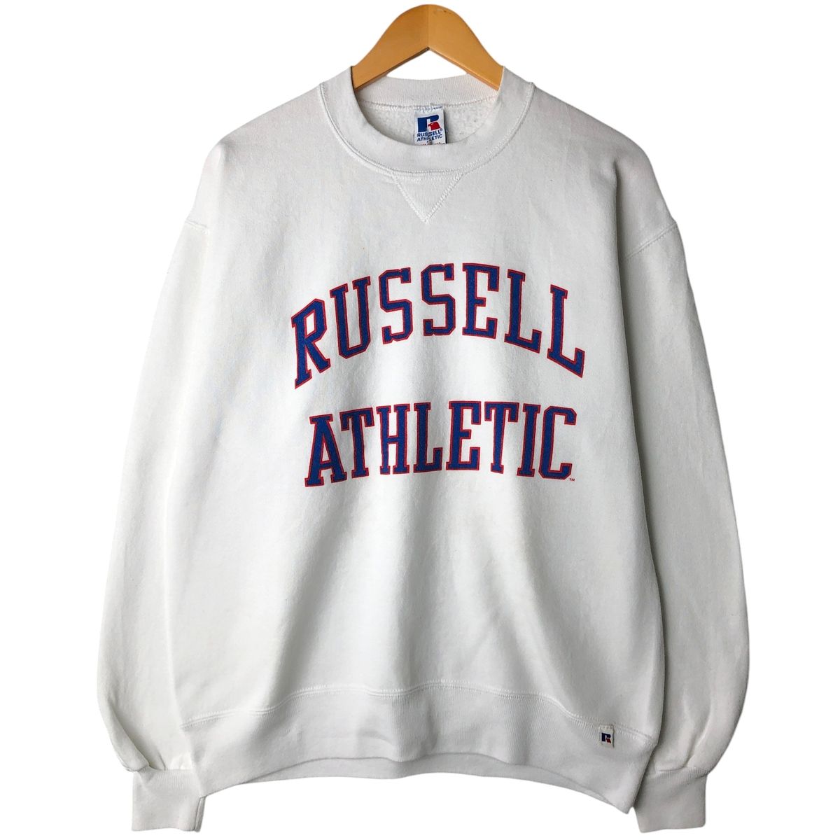 古着 90年代 ラッセル Russell ATHLETIC プリントスウェットシャツ 