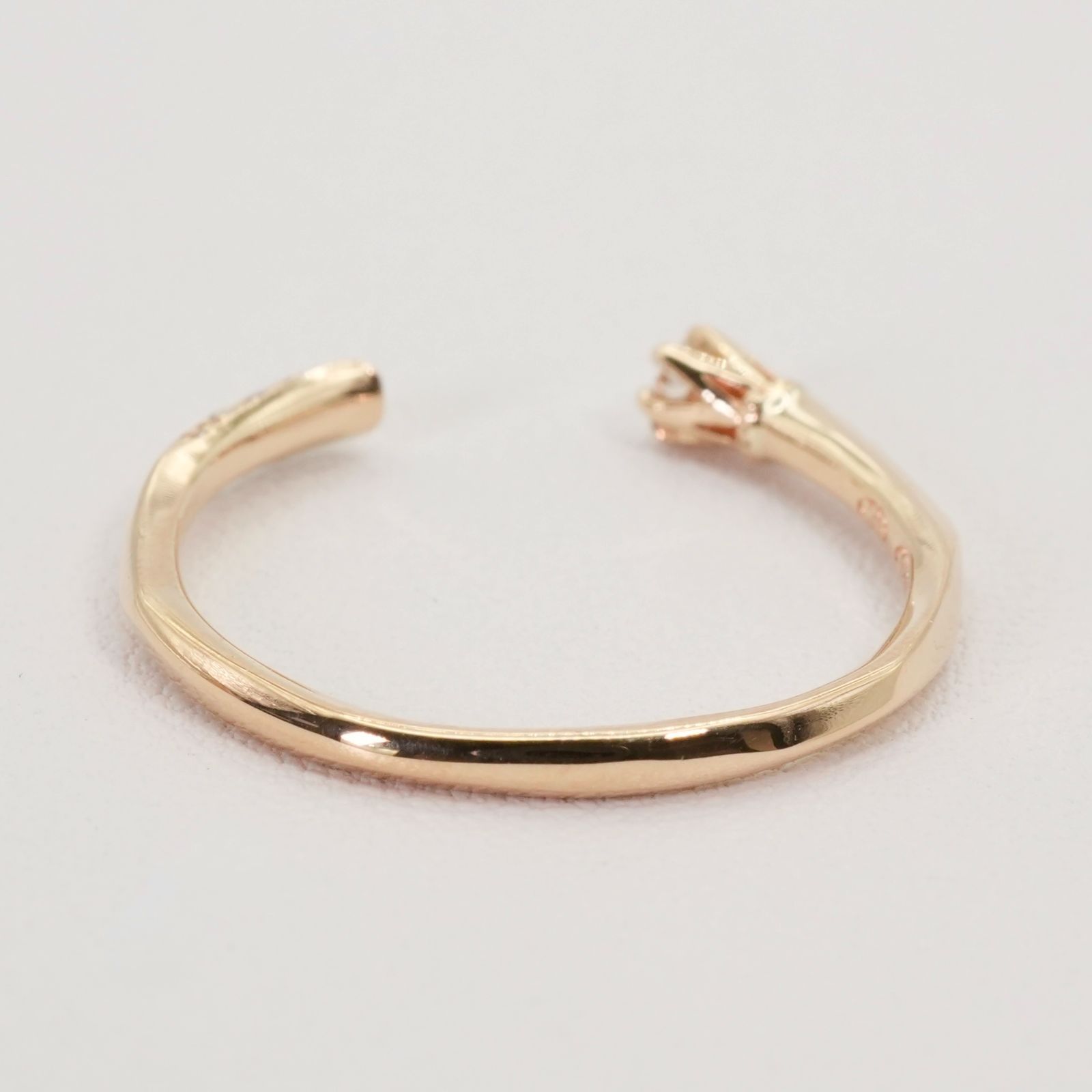  203ジュエリー K 10 420 ダイヤモンド フォークリング 24 4676 リング 指輪 アクセサリー