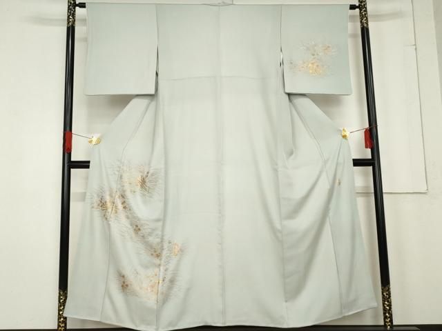 平和屋着物○金彩友禅 卓越技能者・名工・和田光正 訪問着 草花文 金彩