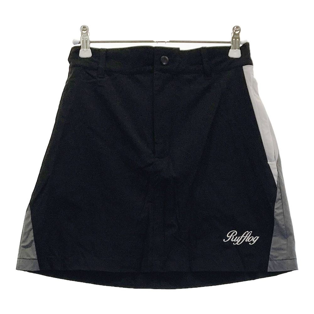 サイズ：S RUFFLOG ラフロッグ インナー付スカート ブラック系