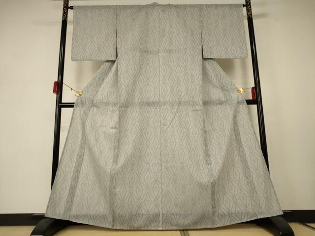 平和屋着物＊夏物 小紋 紗 幾何学文様 洗える着物 AABE2621jd 【公式通販】