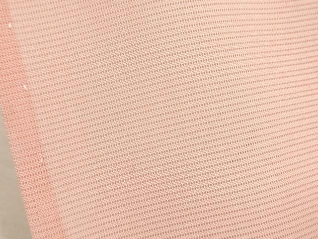 平和屋着物＊夏物 訪問着 絽 バラ 舞蝶文 金彩 洗える着物 CABB2082ze