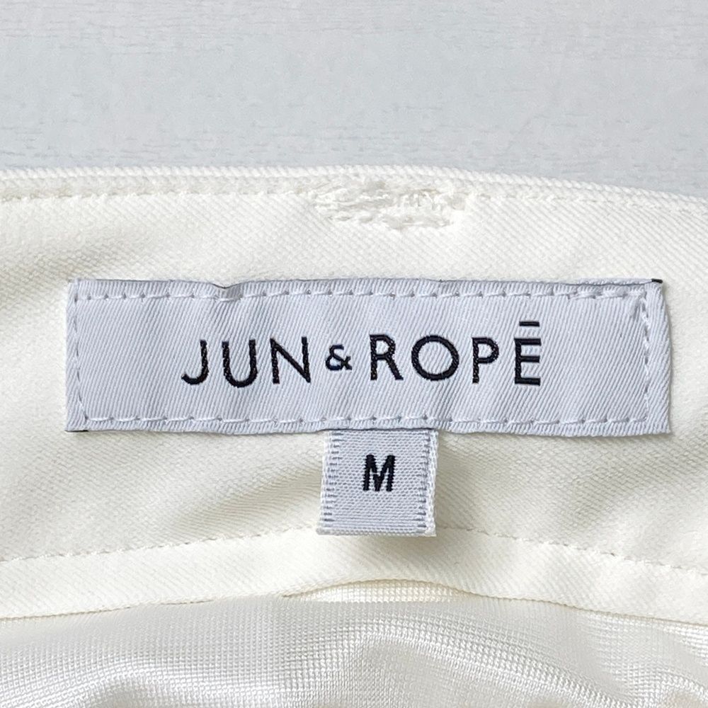 サイズ：M JUN&ROPE ジュン アンド ロペ ; 裏地付 ストレッチスカート