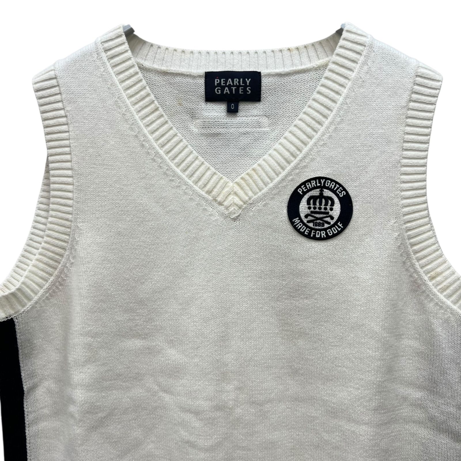売りつくし　新品未使用　パーリーゲイツ　Vネックベスト　サイズ５ PEARLY GATES パーリーゲイツ レディース 女性用 ベスト Vネック 0号