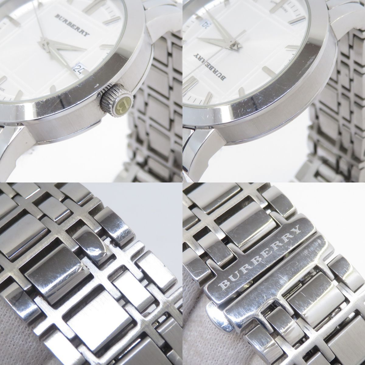 BURBERRY バーバリー 腕時計 BU1350 クオーツ シルバー メンズ BURBERRY（バーバリー） 腕時計 BU1350 クオーツ シルバー文字盤