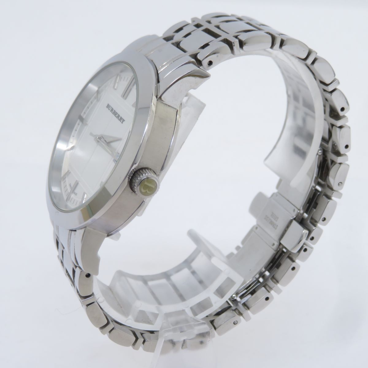 BURBERRY バーバリー 腕時計 BU1350 クオーツ シルバー メンズ BURBERRY（バーバリー） 腕時計 BU1350 クオーツ シルバー文字盤