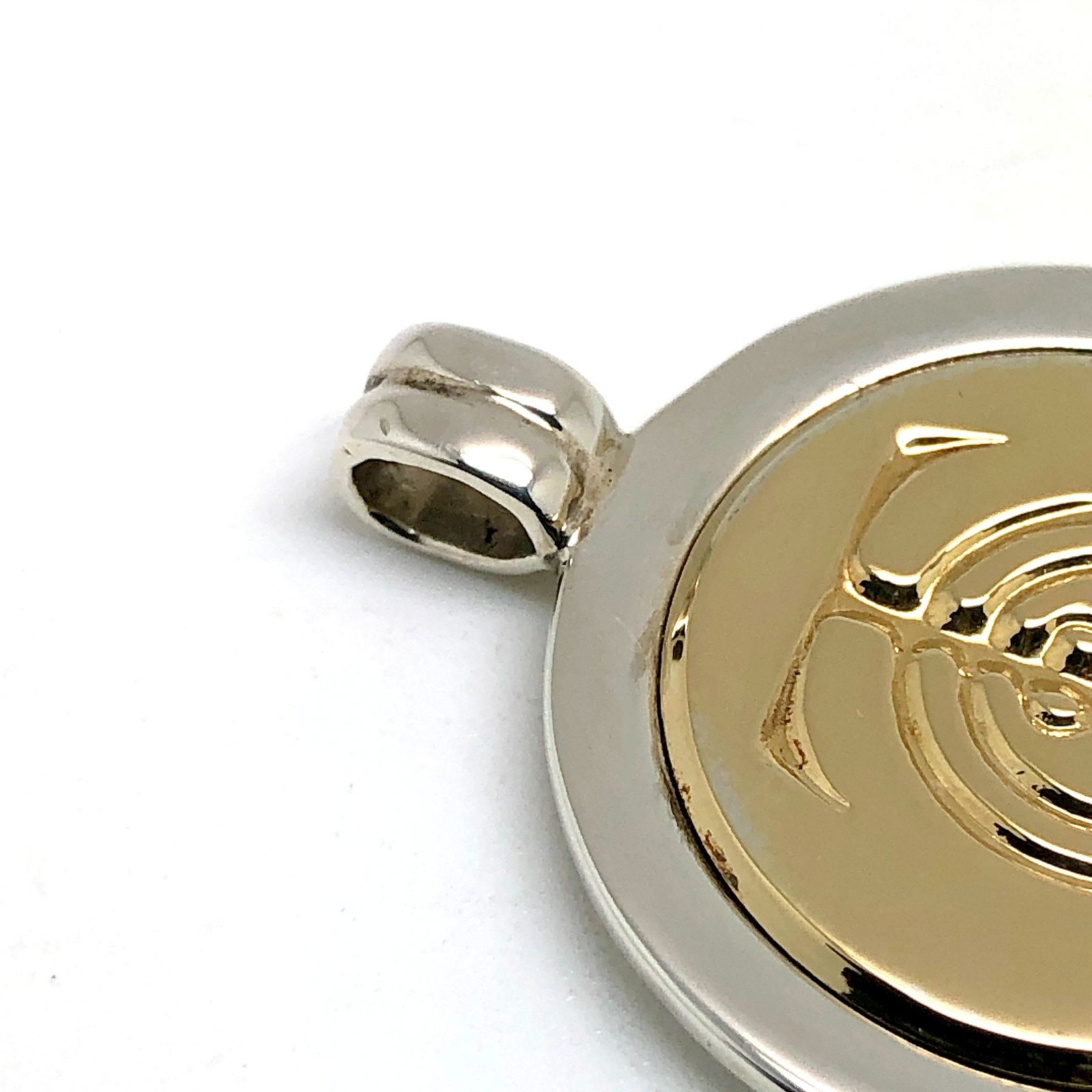 TIFFANY&Co. ティファニー ネックレス トップ コイン T&C ペンダント