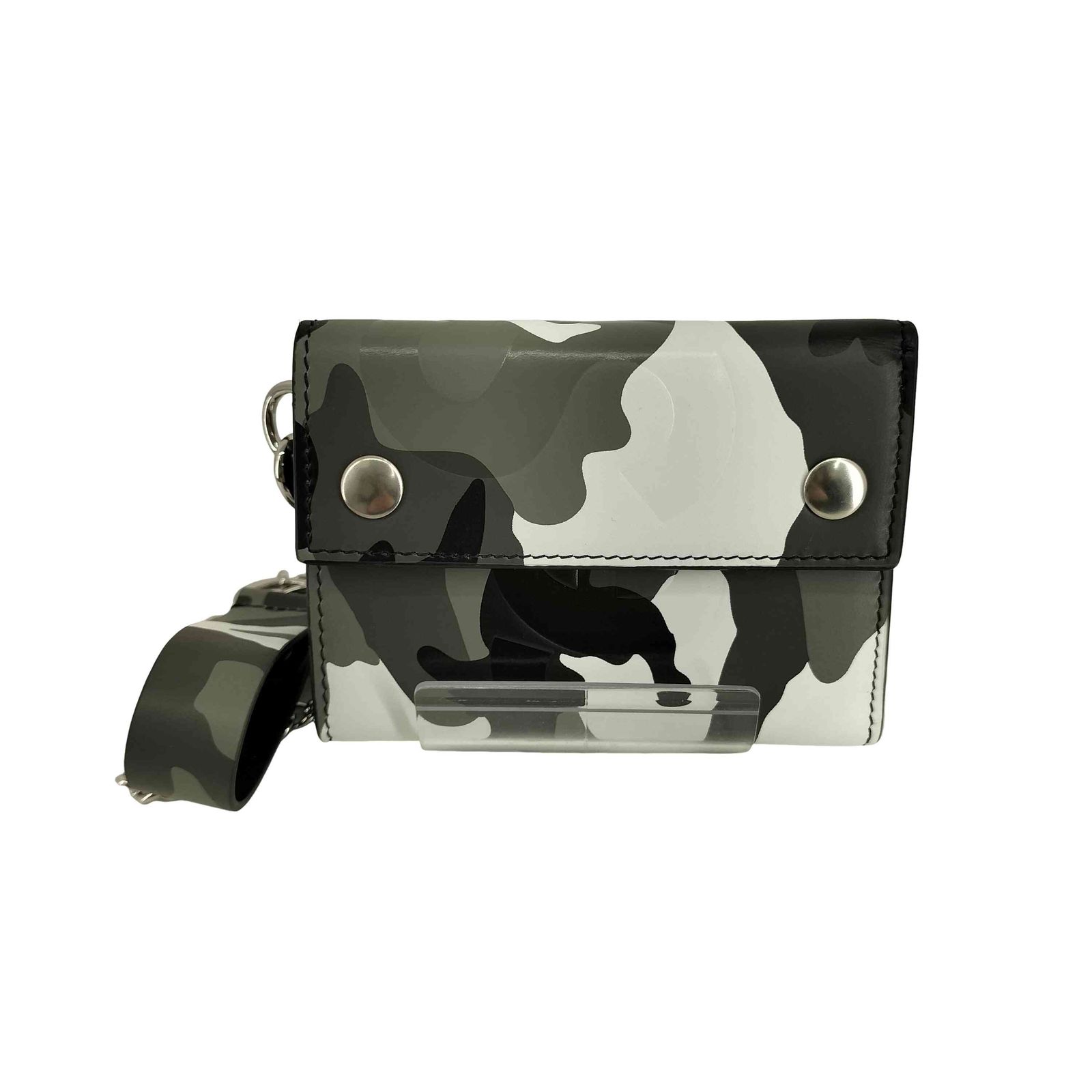 シュプリーム Supreme 25SS Leather Chain Wallet Snow Camo メンズ 
