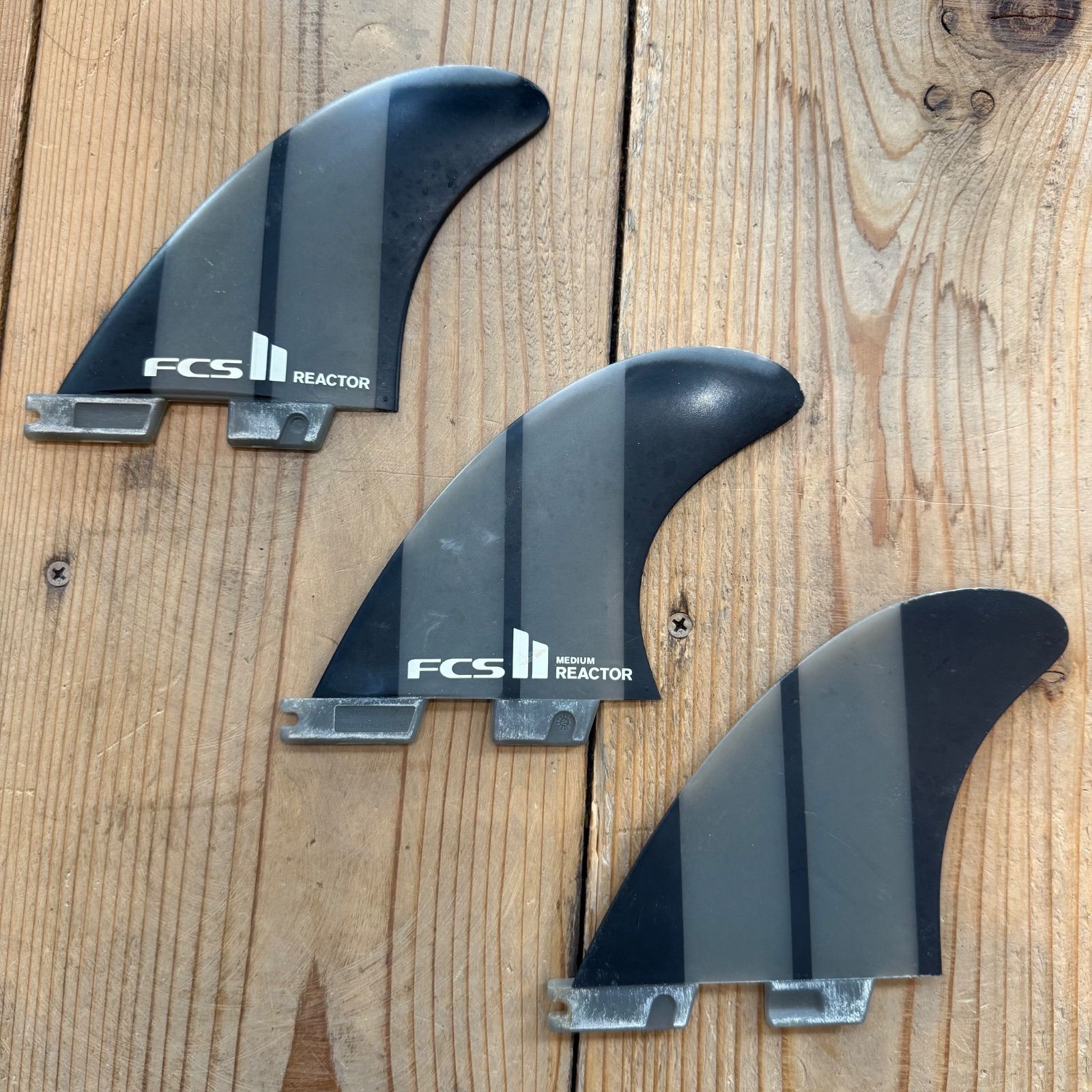 中古品 FCS2 フィン REACTOR リアクター トライフィン Mサイズ