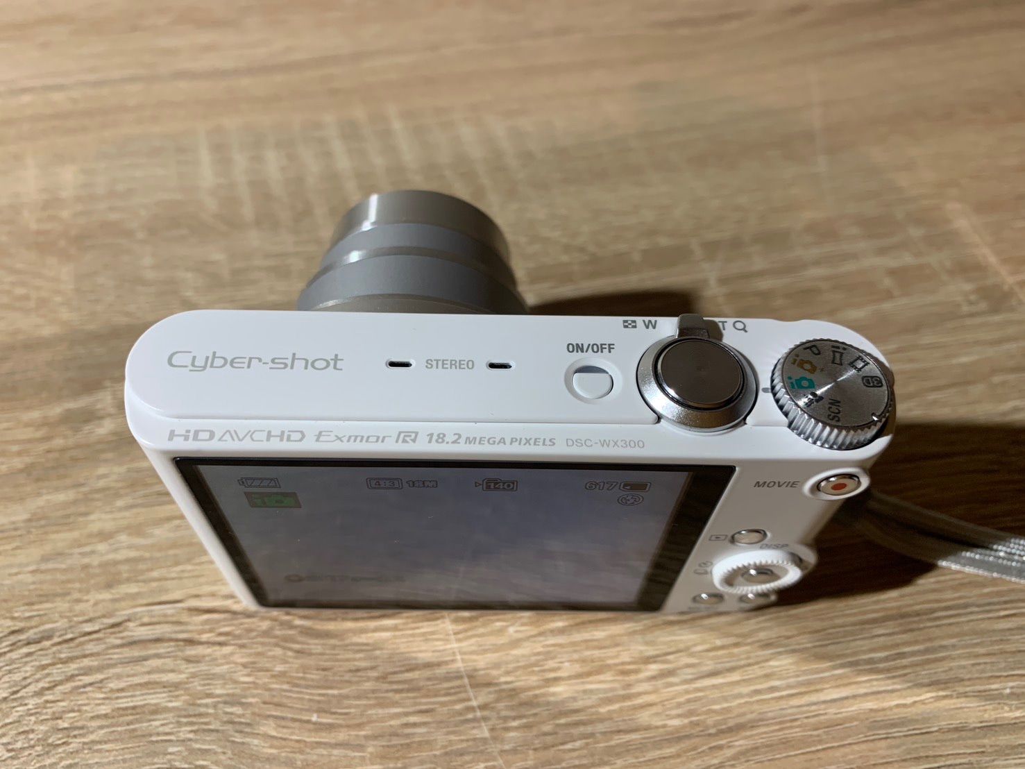 7306 Sony Cyber-Shot DSC-WX300 ホワイト デジカメ 動作確認済み 美品