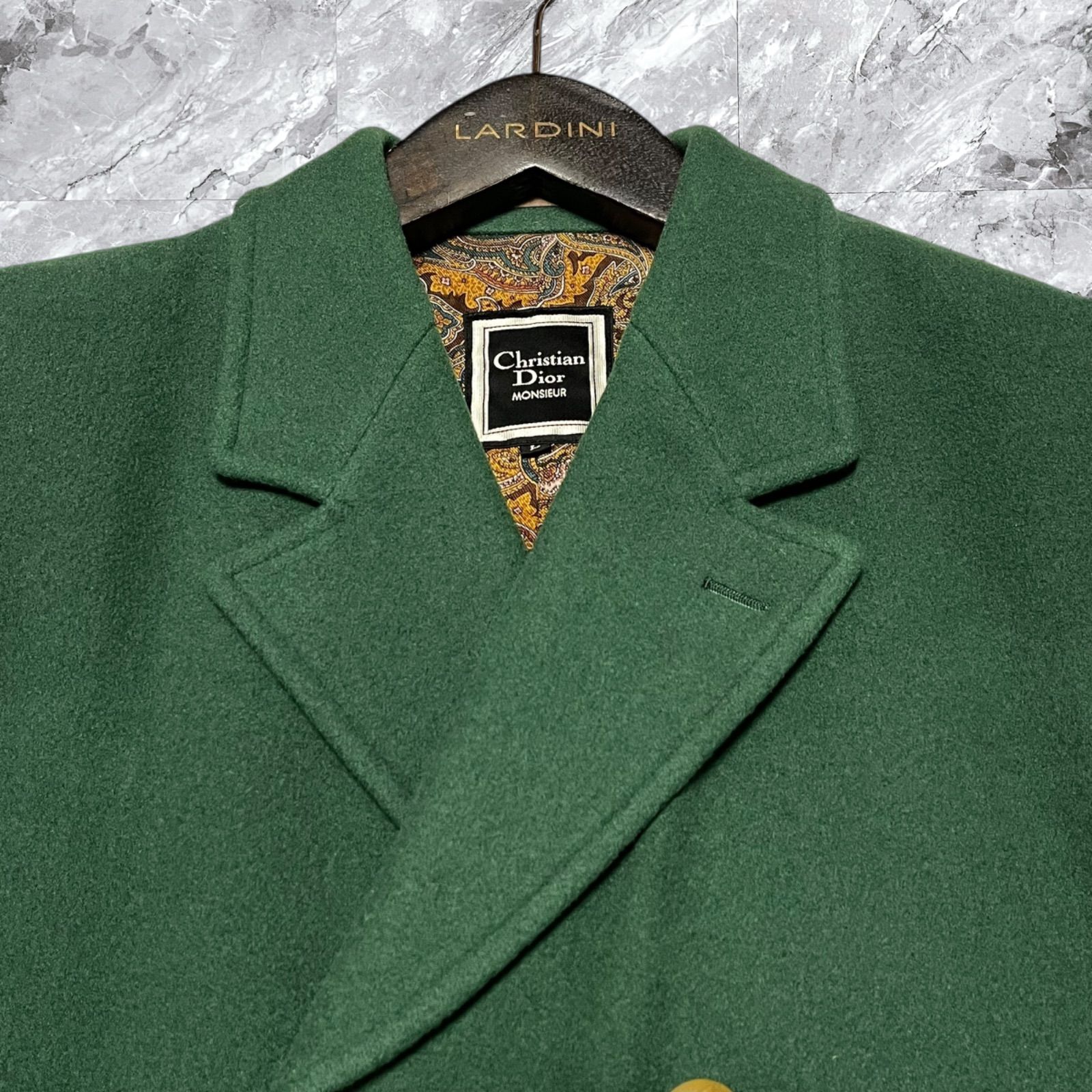 極美品 Christion Dior クリスチャンディオール ピーコート Pコート