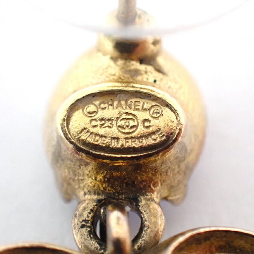 CHANEL/シャネル ココマーク ラインストーン ピアス片方 //j19-40