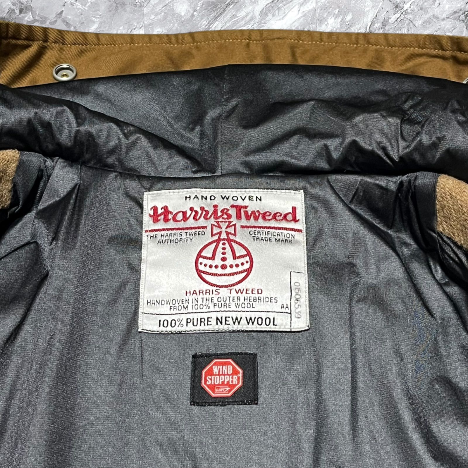 BEAMS + ビームスプラス Harris Tweed ハリスツイード WIND STOPPER