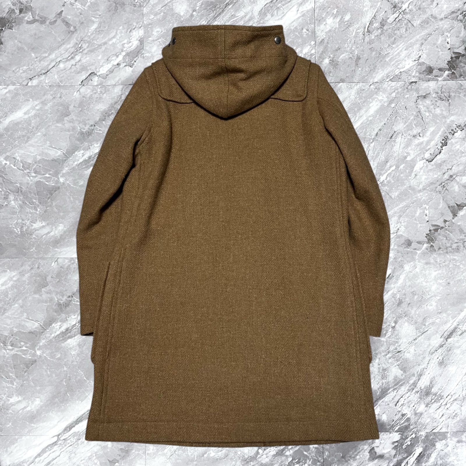 ビームスプラス ハリスツイード WIND STOPPER ダッフルコート ウール BEAMS + ビームスプラス Harris Tweed ハリスツイード WIND STOPPER