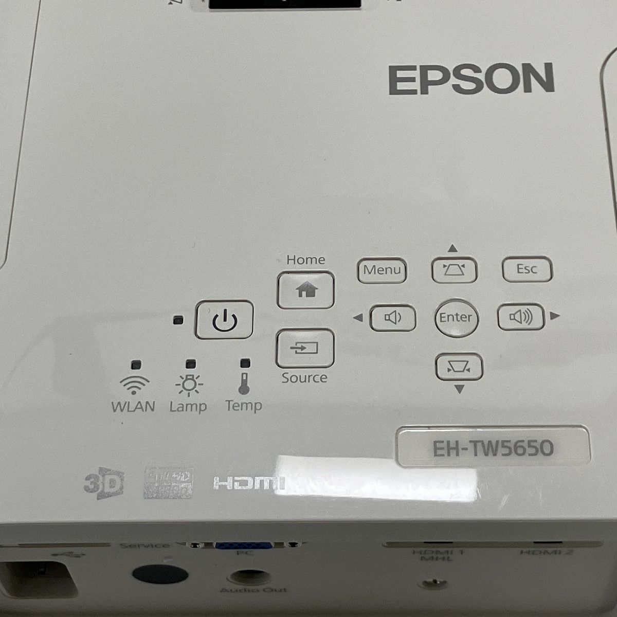 EPSON EH-TW5650 2517H プロジェクター ビジネス 投影 出力機器