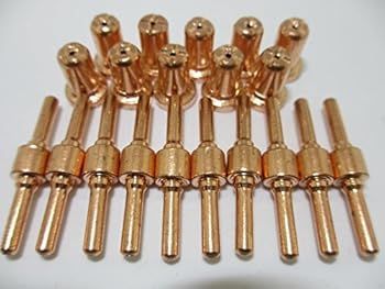 プラズマ カッター ロング ノズル &amp; チップ 切断機 消耗品 10個 セット dwos6rj Amazon | プラズマカッター ロング ノズル & チップ 10個 セット CUT