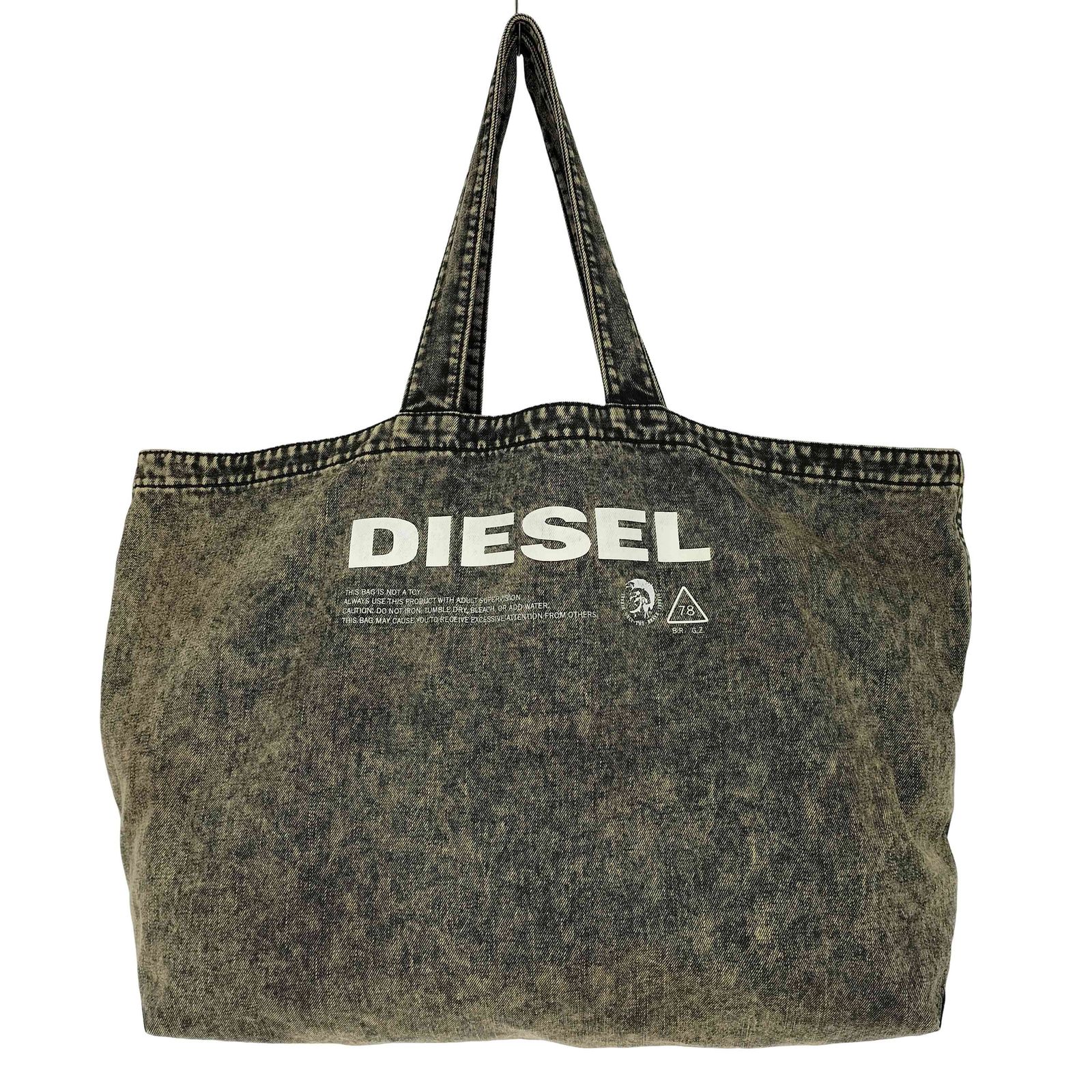 ディーゼル DIESEL ケミカルウオッシュ デニムトートバッグ メンズ 