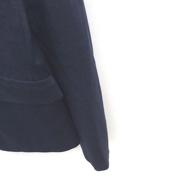 【美品】UNITED ARROWS アローズ　リネン　ジャケット　ネイビー UNITED ARROWS アローズ リネン ジャケット 紺 40 Lサイズ