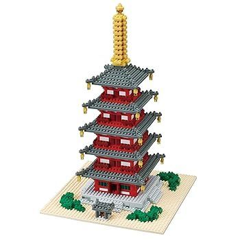 カワダKawada ナノブロック 五重塔 デラックスエディション NB-031