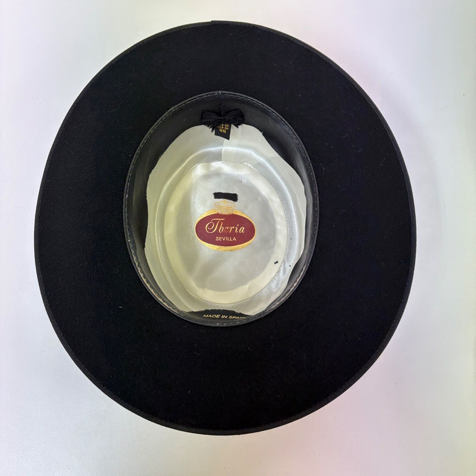 IBERIA SEVILLA】コルドベス フラメンコ 帽子 ハット 55サイズ 黒
