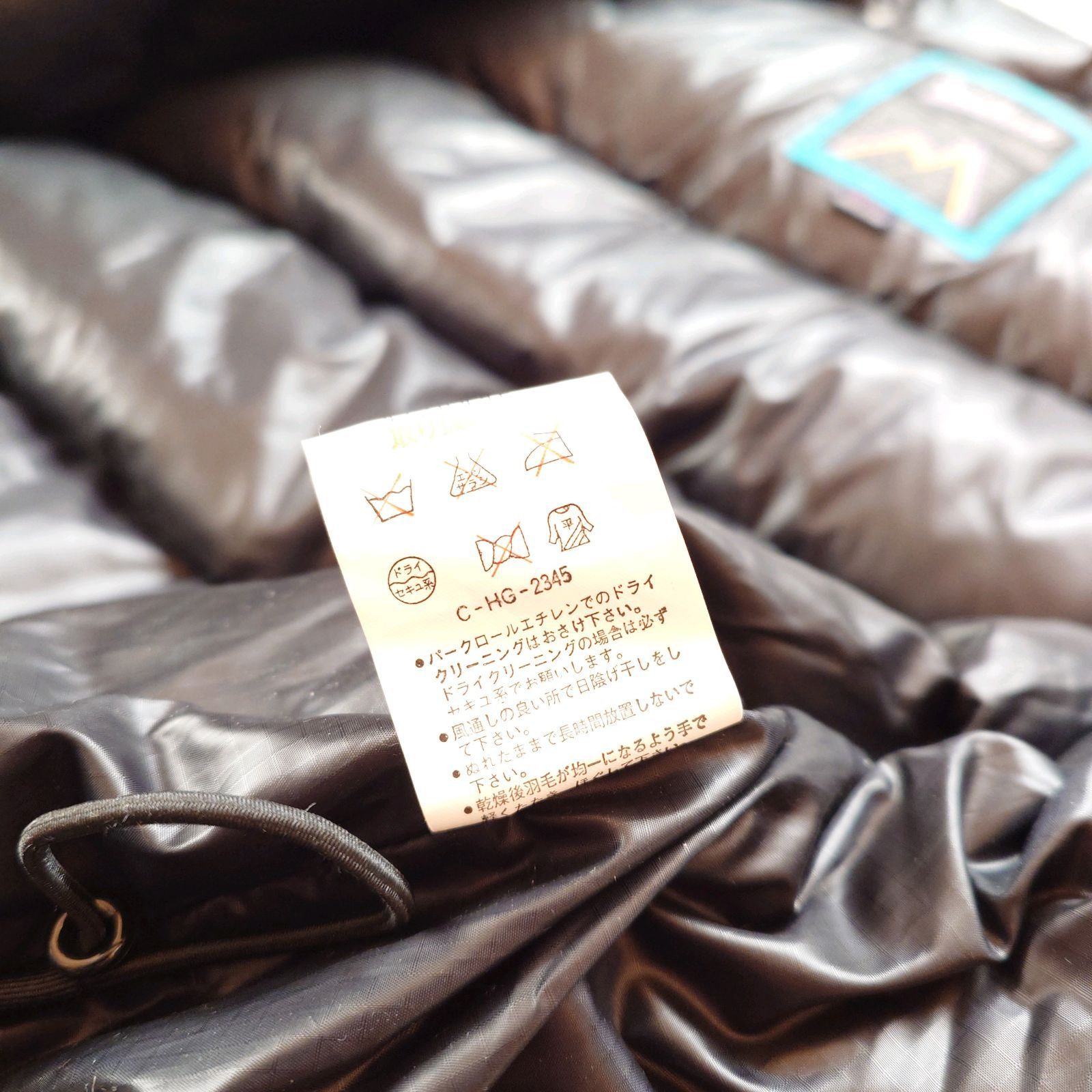 90s ウールリッチ Wool rich 短丈 Y2K 肉厚 ダウンジャケット ロゴ
