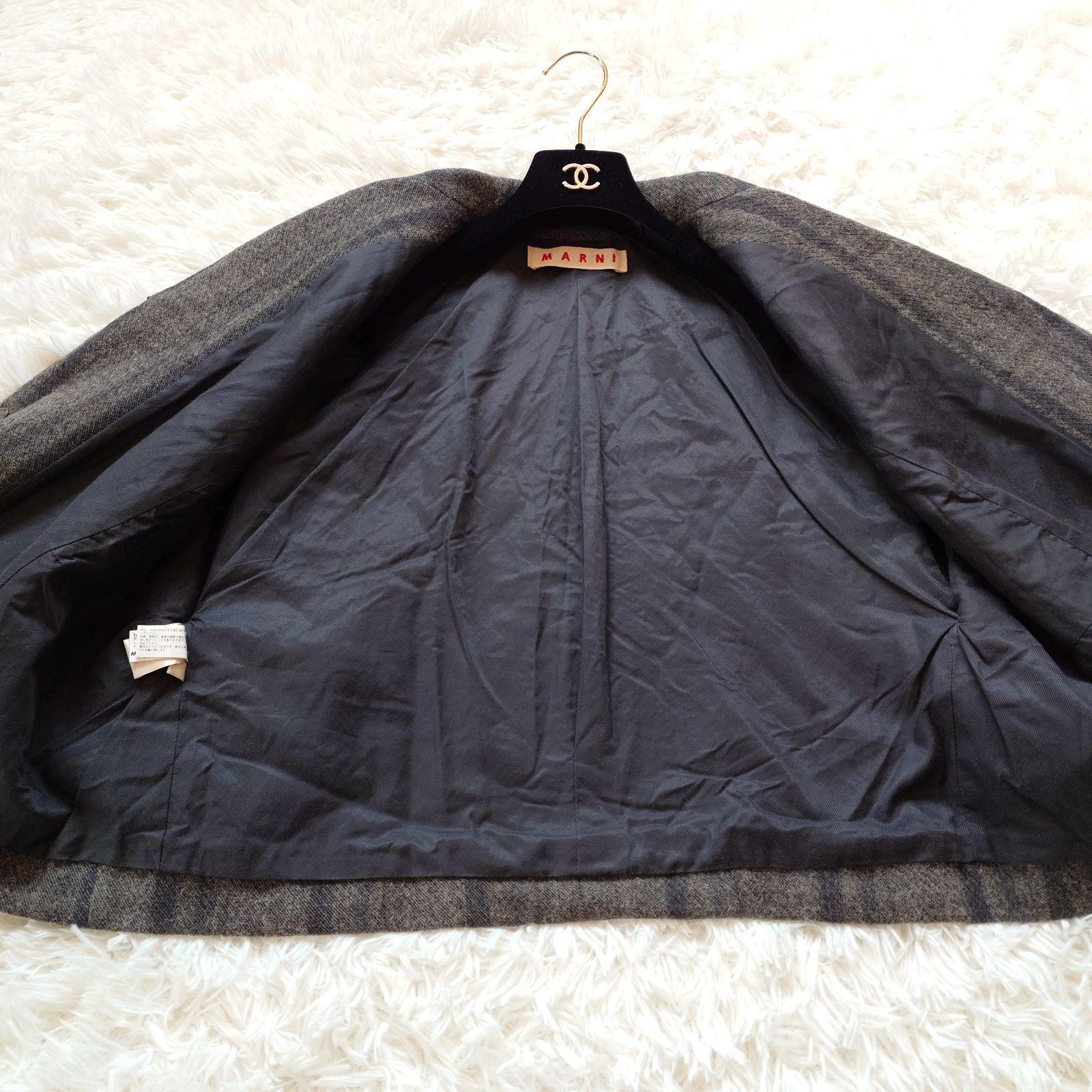 マルニ MARNI ドルマン ジャケット ショートコート 短丈 Y2K ウール