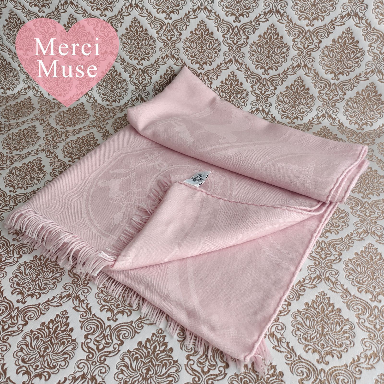 ❤お得なお品❤ニューリブリス カシシル ライトライトピンク ストール