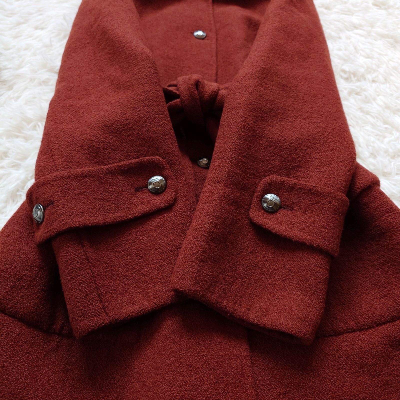 サルヴァトーレフェラガモ Salvatore Ferragamo リバーコート ダブル