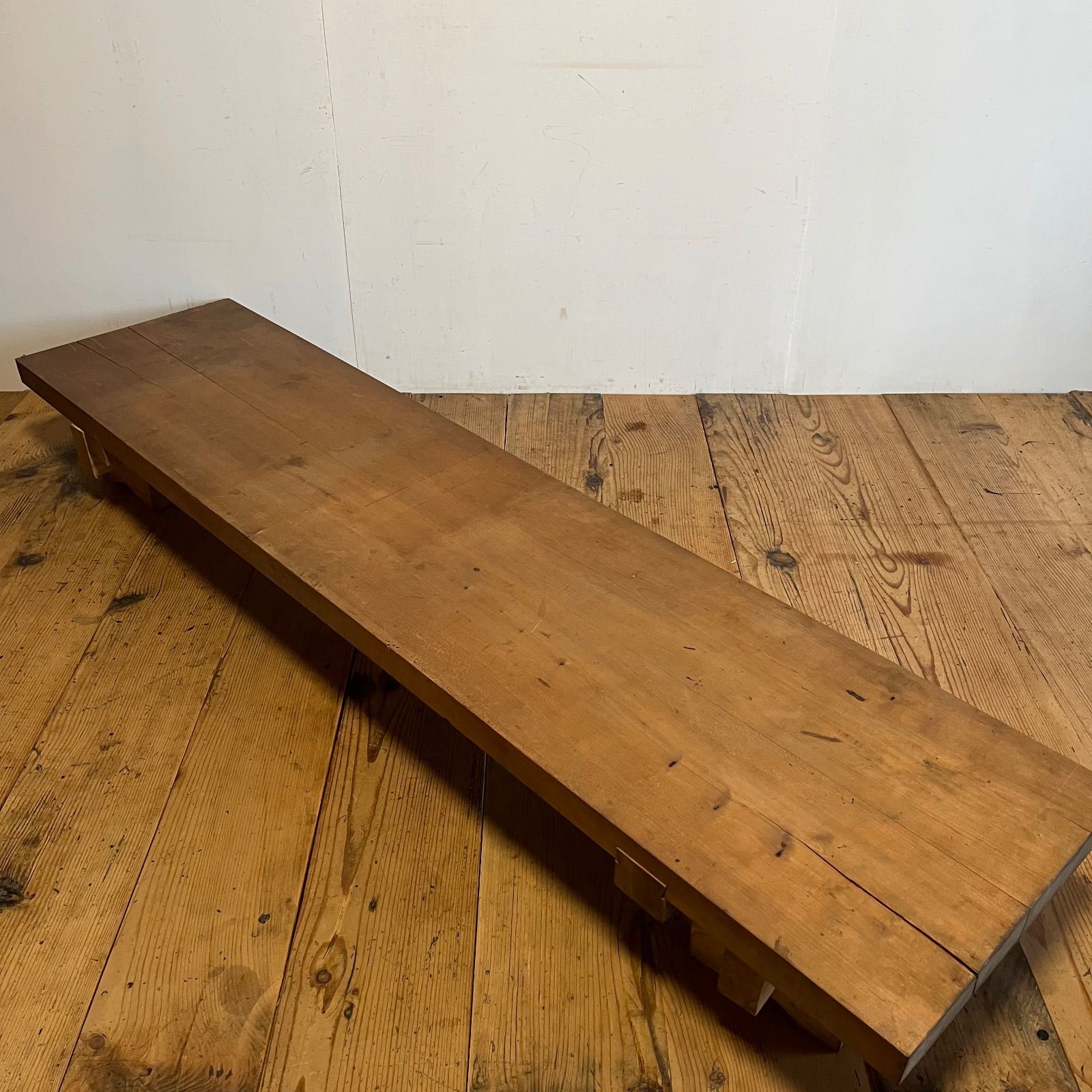 古家具アンティーク◼︎木製無垢材 作業台 ベンチ 飾り台 ディスプレイ台 古材天板 古家具アンティーク◼︎木製無垢材 作業台 ベンチ 飾り台 ディスプレイ