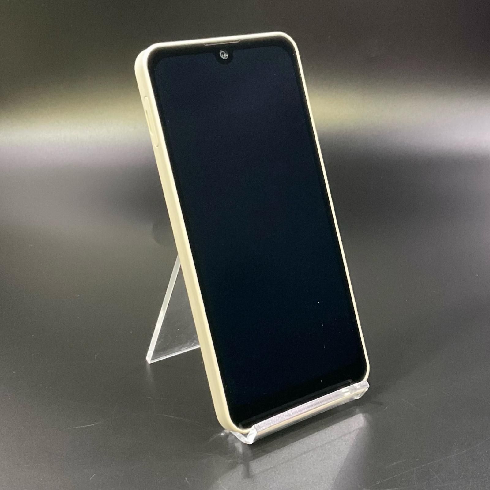 SHARP AQUOS wish 64GB アイボリー SIMフリー SH-M20 白ロム 動作確認