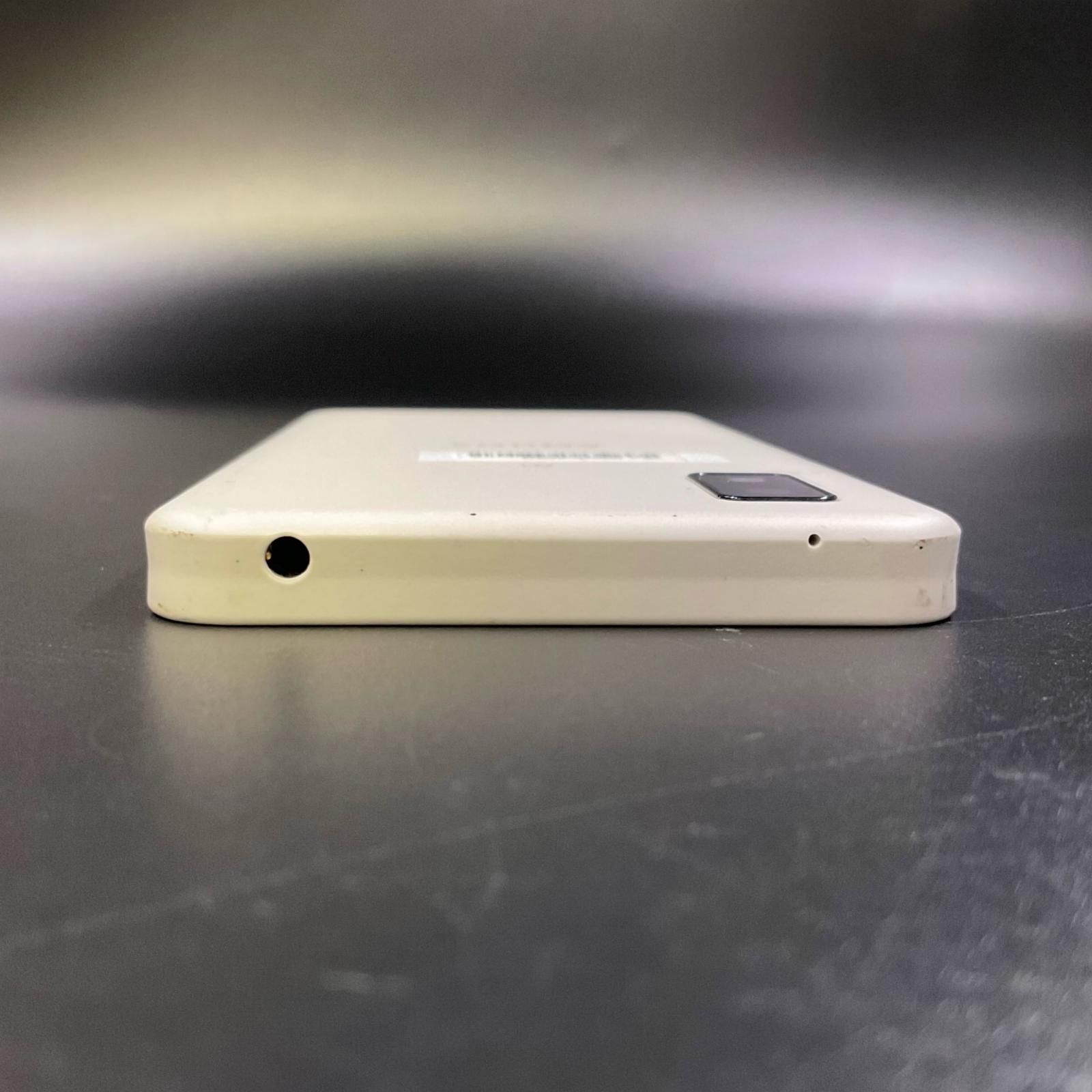 SHARP AQUOS wish 64GB アイボリー SIMフリー SH-M20 白ロム 動作確認
