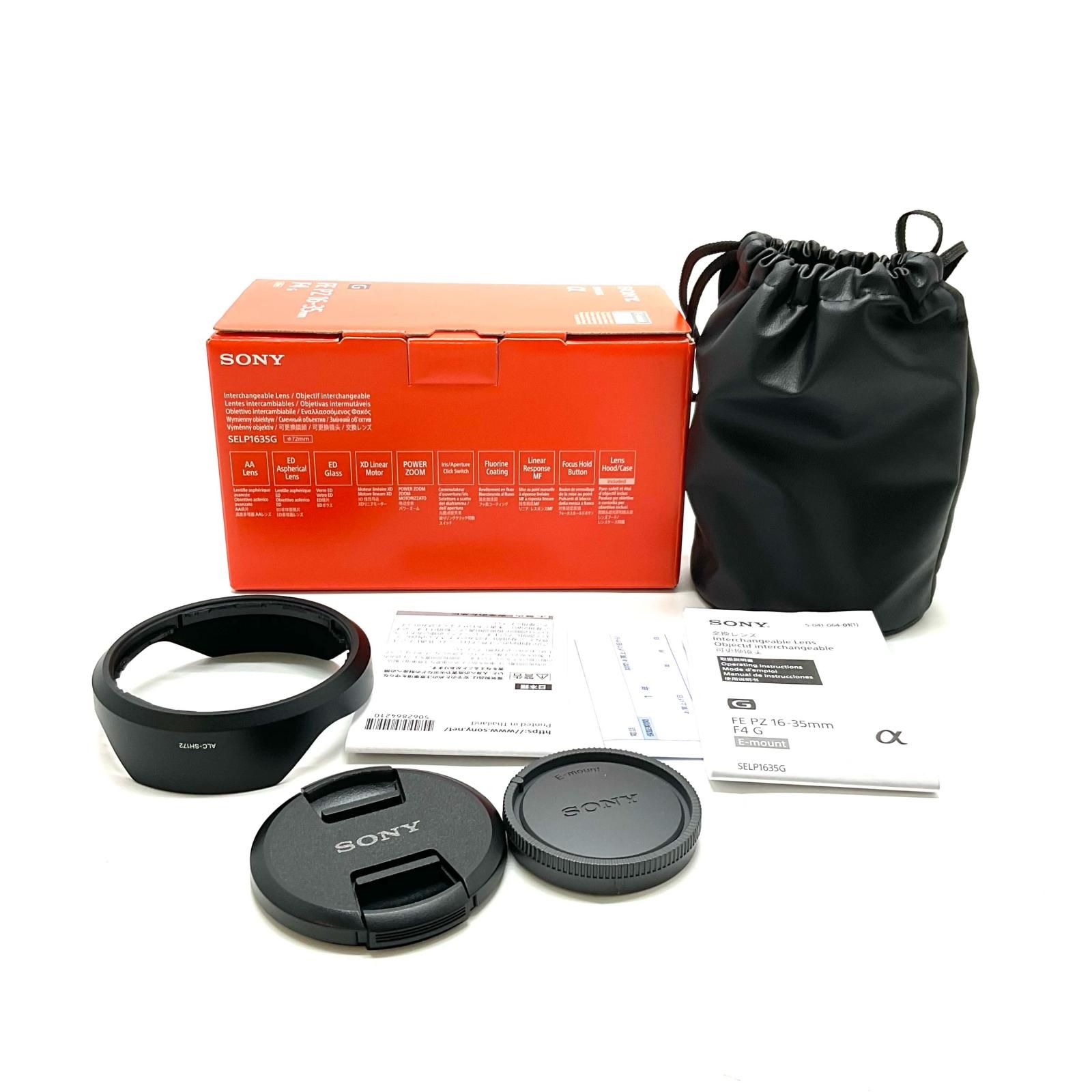 全額返金保証】【最速発送】Sony FE PZ 16-35mm F4 G SELP1635G 超美品