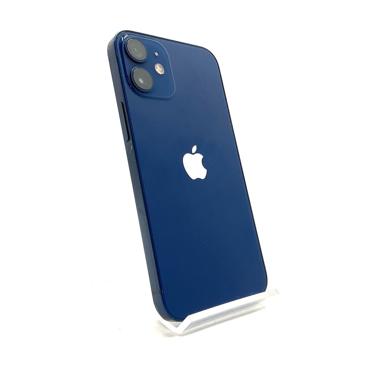 iPhone 12 mini 64GB ブルー Softbank 白ロム 73%【難有】【最速発送