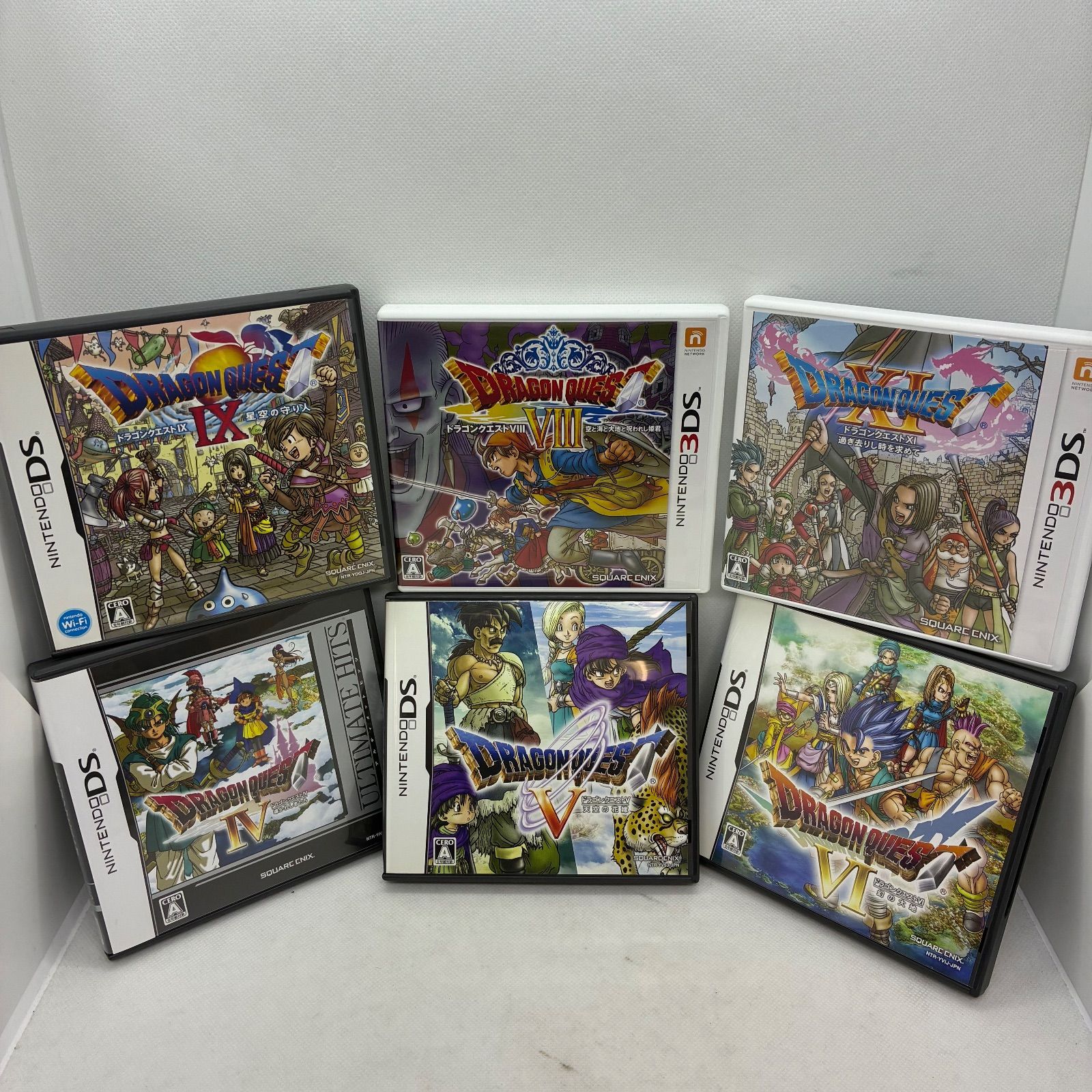 動作確認済】DS•3DSソフト『ドラクエ』シリーズ6本まとめセット - メルカリ