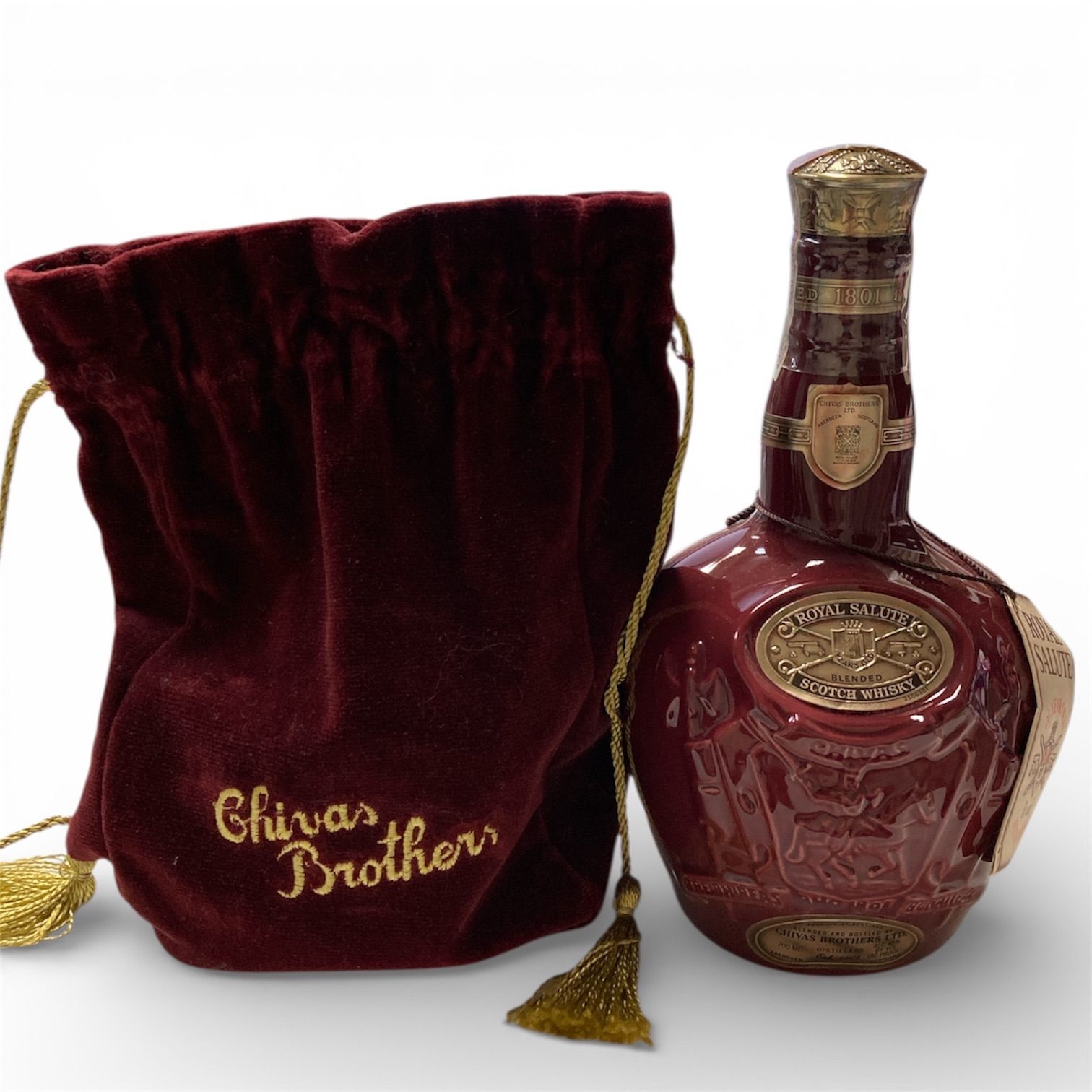 未開栓 21年 ロイヤルサルート 赤陶器 700ml - メルカリ