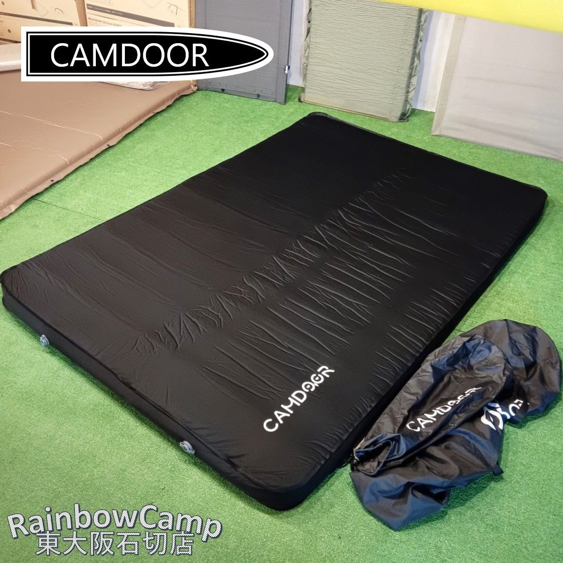 ◇CAMDOOR(キャンドア) インフレーターマット DX 厚手10cm ダブル 