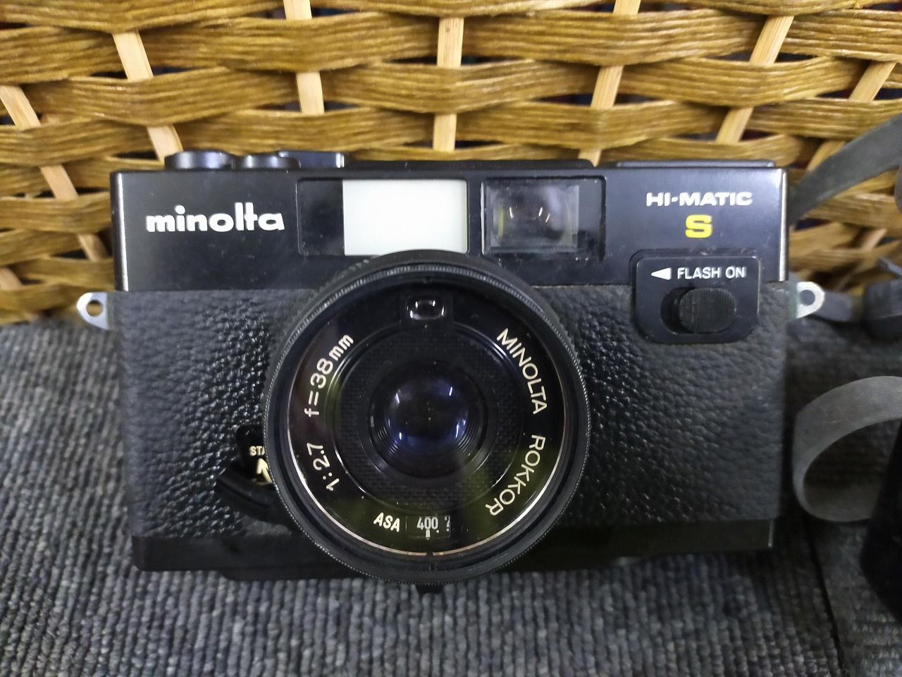 Minolta HI-MATIC S 38mm F2.7 レンジファインダー ジャンク 修理要