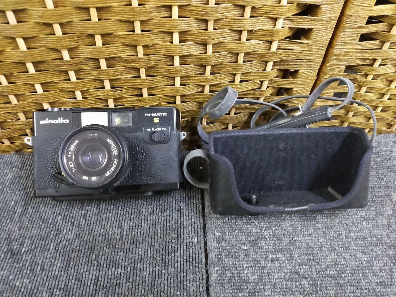 Minolta HI-MATIC S 38mm F2.7 レンジファインダー ジャンク 修理要