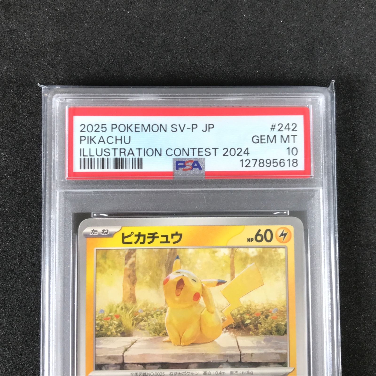☆ポケモンカードゲーム 242/SV-P ピカチュウ プロモカード PSA10