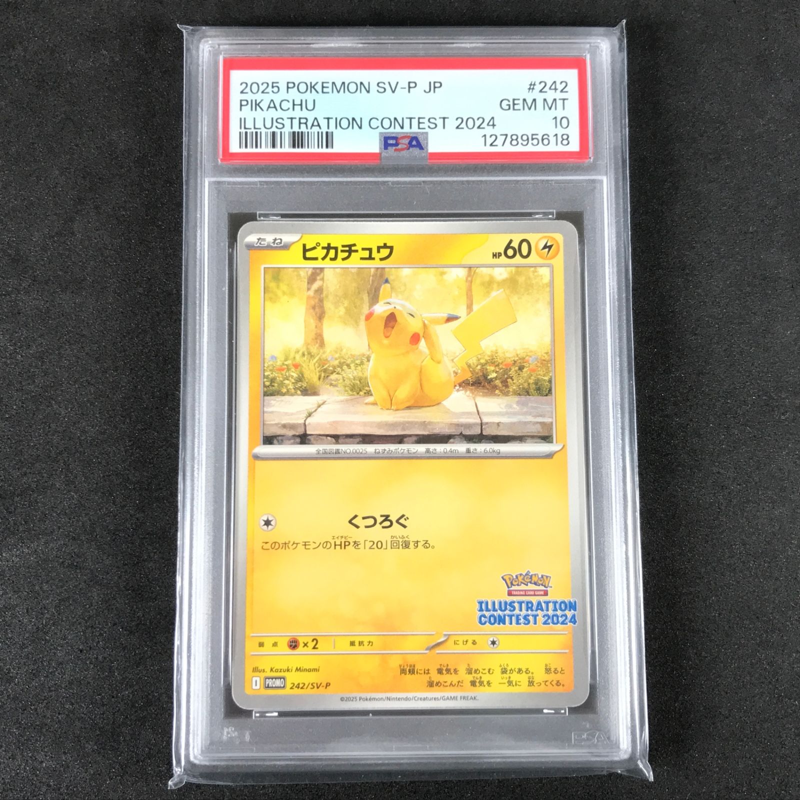 ☆ポケモンカードゲーム 242/SV-P ピカチュウ プロモカード PSA10