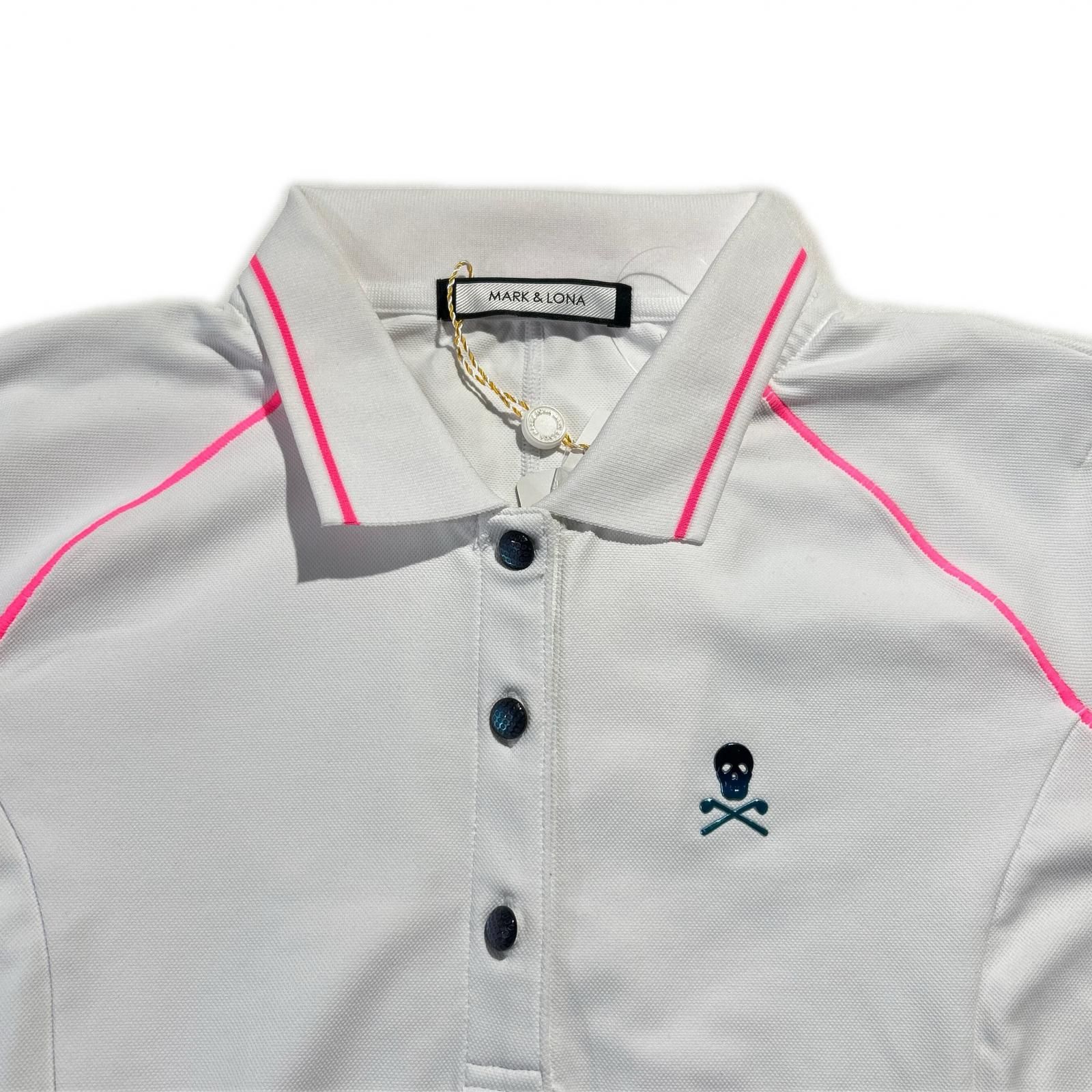 未使用品 レディース マークアンドロナ MARK&LONA 長袖ポロシャツ 38(M