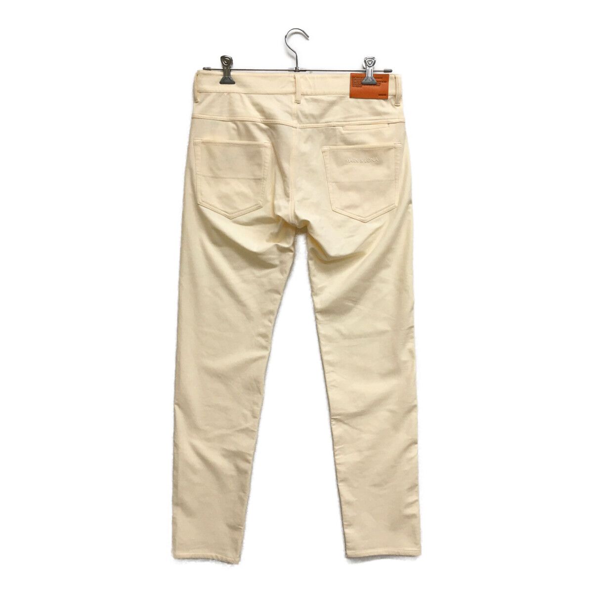 【新品未使用】マークアンドロナ　メンズ　ストレッチ　ロングパンツ　48 L 未使用品 メンズ マークアンドロナ MARK&LONA パンツ 48(L) 白系