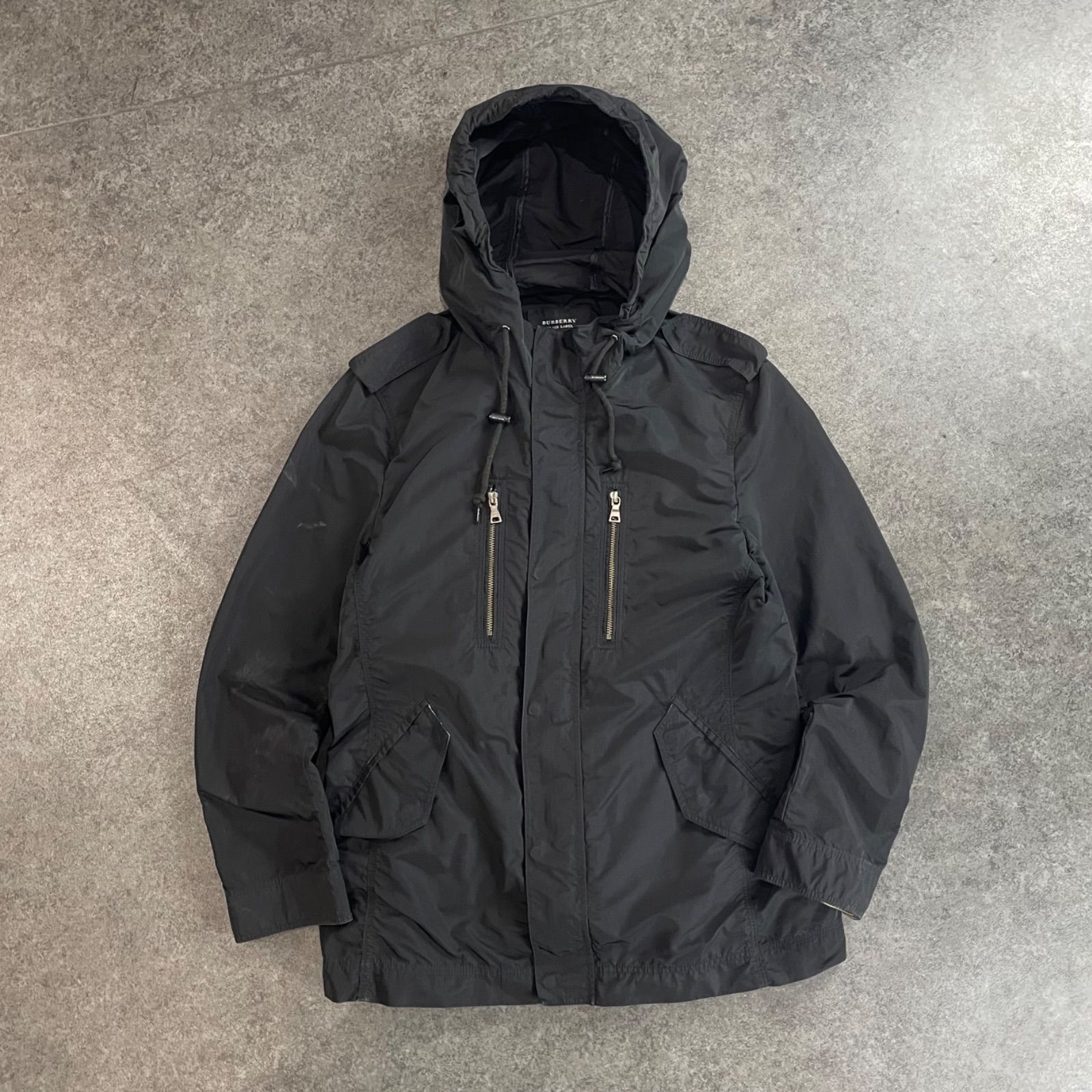 BURBERRY 22FW マウンテンパーカー Black XSバーバリー 楽天市場】BURBERRY バーバリー Logo Applique Technical Twill Hooded